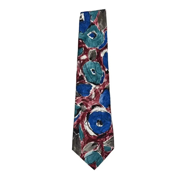 Geoffrey Beene Floral Tie - Picture 1 of 3